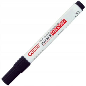 Marker do tablic suchościeralny CZARNY okrągły