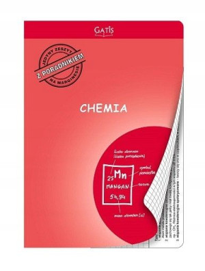 Zeszyt tematyczny CHEMIA A5 60k kratka ściąga