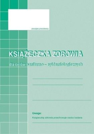 Książeczka zdrowia sanepidowska 530-5 A6