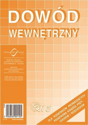 Dowód wewnętrzny A5 K12