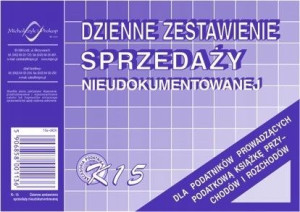 Dzienne zestawienie sprzedaży nieudokument. A6 K15