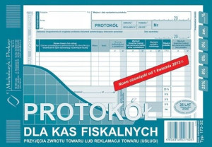 Protokół dla kas fiskalnych A5 173-3E