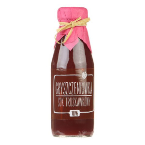 Sok z truskawek 100% bez cukru 200 ml Gryszczeniówka