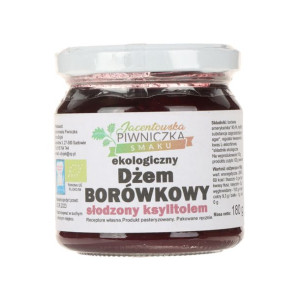 Dżem borówkowy słodzony ksylitolem 180 g Jacentowska Piwniczka Smaku
