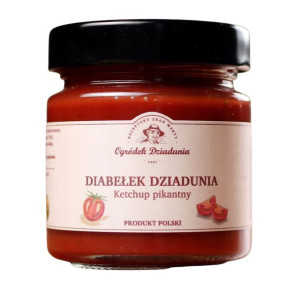 Diabełek Dziadunia ketchup pikantny 220g Ogródek Dziadunia