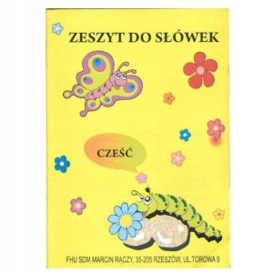 Zeszyt do słówek w kratkę A6 SDM