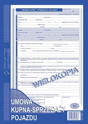 Umowa kupna-sprzedazy pojazdu A4 650-1