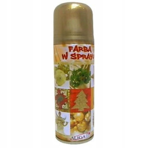 Farba w sprayu złota