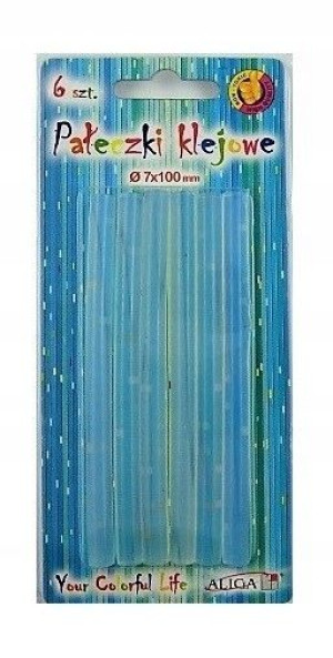Klej do pistoletu JB07-BZ bezbarwny 6szt 7mm