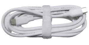 Uniwersalny kabel USB C - USB C 2.30m BIAŁY