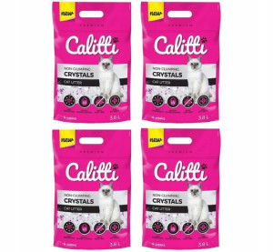 CALITTI Crystal żwirek silikonowy 4x 3,8l ZESTAW