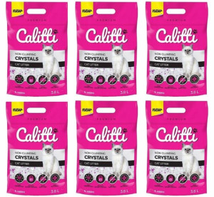 CALITTI Crystal żwirek silikonowy 6x 3,8l ZESTAW