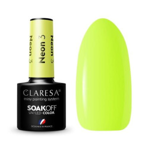 Claresa Lakier Hybrydowy Neon 3 5g