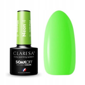 Claresa Lakier Hybrydowy Neon 4 5g