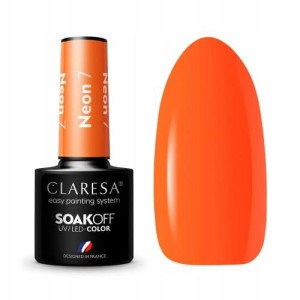 Claresa Lakier Hybrydowy Neon 7 5g