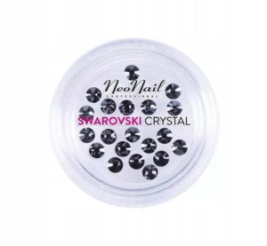 Neonail Cyrkonie Swarovski Jet 280 Hematite 20szt