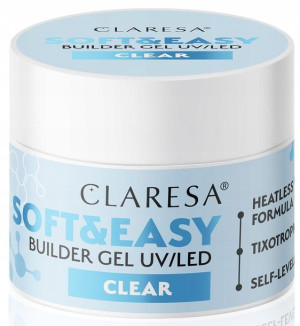 Claresa żel budujący gel do paznokci CLEAR 45g