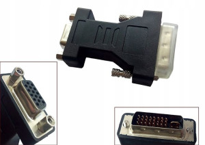 Adapter Przejściówka Lenovo Dvi-a (m) Na Vga (f)
