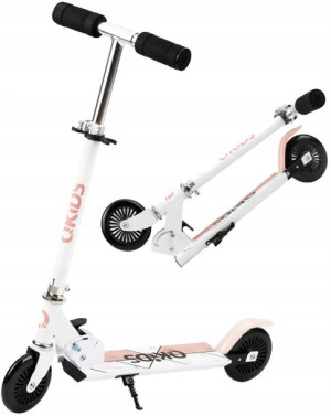 Hulajnoga Składana Ze Stopką Qkids Flo Do 50 Kg