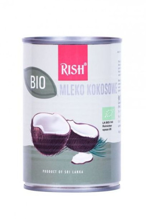 Krem kokosowy 17% tłuszczu ( mleczko kokosowe ) BIO 400 ml