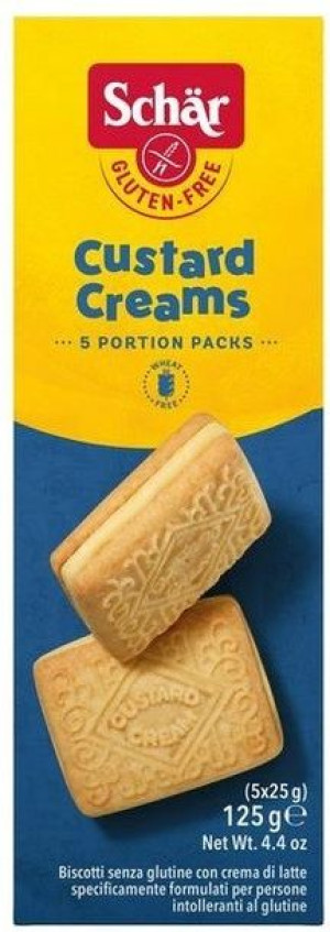 Custard creams- ciastka z kremem BEZGL. 125 g