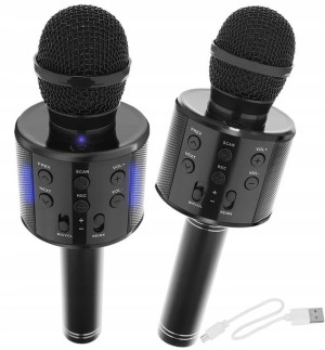 Mikrofon Bezprzewodowy Karaoke Bluetooth Głośnik