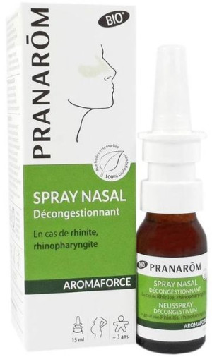 Spray do nosa udrażniający 15 ml Aromaforce Pranarom Bio