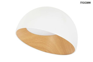 MOOSEE lampa sufitowa TOLLA SIDE biała / naturalna