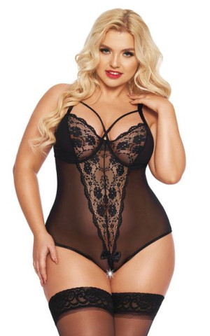 Czarne Body Amanda SoftLine 1891 XXXL