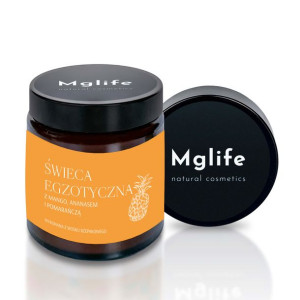 Mglife Świeca egzotyczna z mango, ananasem i pomarańczą 120 ml