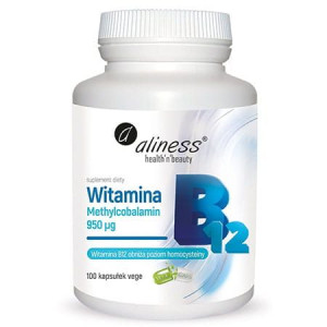 Aliness Witamina B12 Methylcobalamin 950mcg 100 Kapsułek Vege