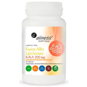 Aliness Kwas Alfa Liponowy R-ala 200mg 60 Tabletek