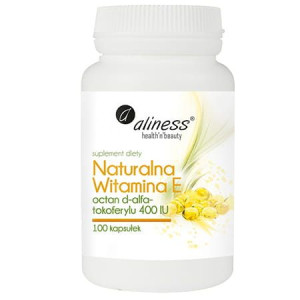 Aliness Witamina E 400iu 100 Kapsułek