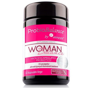 Aliness Probiobalance Probiotyk Woman Balance 20 Miliardów 30 Kapsułek Vege