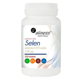 Aliness Selen Selenian Sodu 100mcg 100 Tabletek