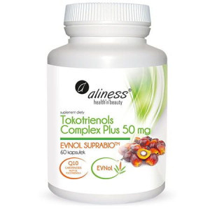Aliness Tokotrienols Complex Plus 50mg Witamina E 60 Kapsułek