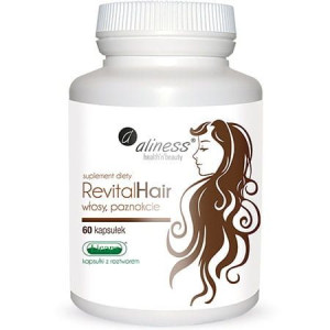 Aliness Revitalhair Włosy Paznokcie 60 Kapsułek