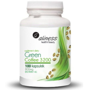 Aliness Green Coffee Zielona Kawa 3200 100 Kapsułek