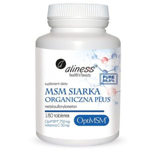 Aliness Msm Siarka Organiczna Plus 180 Tabletek