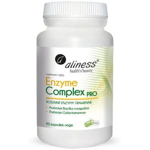 Aliness Enzyme Complex Pro Enzymy Trawienne 90 Kapsułek Vege