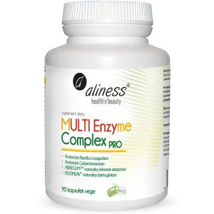 Aliness Multi Enzyme Complex Pro Kompleks Enzymów Trawiennych 90 Kapsułek
