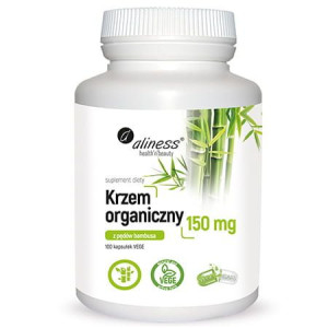 Aliness Krzem Organiczny Z Pędów Bambusa 150mg 100 Kapsułek Vege