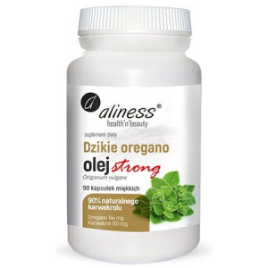 Aliness Dzikie Oregano Olej Strong 90 Kapsułek Miękkich
