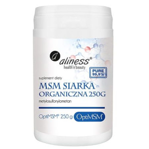 Aliness Msm Siarka Organiczna Proszek 250g