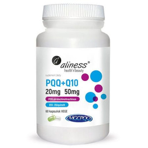 Aliness Pqq 20mg + Q10 50mg 60 Kapsułek Vege