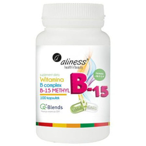 Aliness Witamina B Complex B-15 Methyl 100 Kapsułek