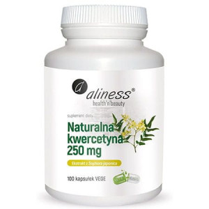 Aliness Naturalna Kwercetyna 250mg 100 Kapsułek Vege