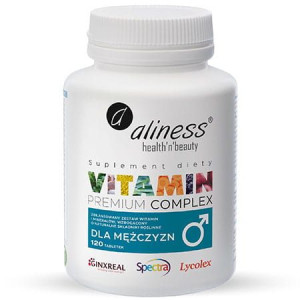 Aliness Premium Vitamin Complex Dla Mężczyzn 120 Tabletek Vege