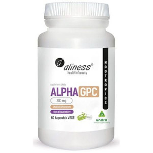 Aliness Alpha Gpc Nootropic 300mg 60 Kapsułek
