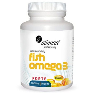 Aliness Omega 3 Fish Forte Epa 500mg Dha 250mg 90 Kapsułek